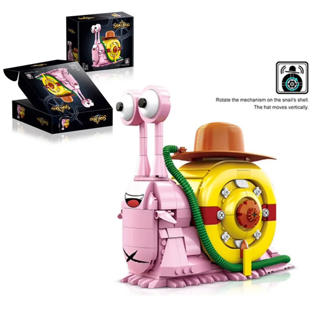 Kids Education Design - 573pcs Snail Telephone Building Kit STEM