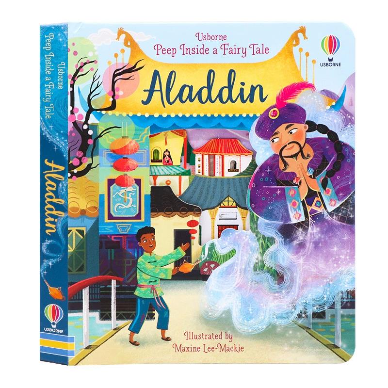 Kids Education Story - Usborne Peep inside Fairy Tale Aladdin