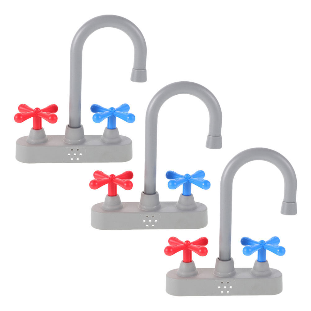 Kids Education Design - Pretend Kitchen Faucet Replacement Simulation Play