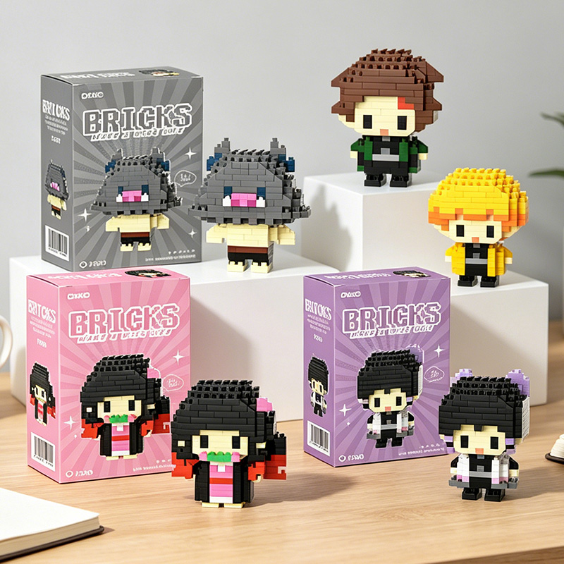 Kids Education In Japan - Demon Slayer Q-Style Anime Micro Building