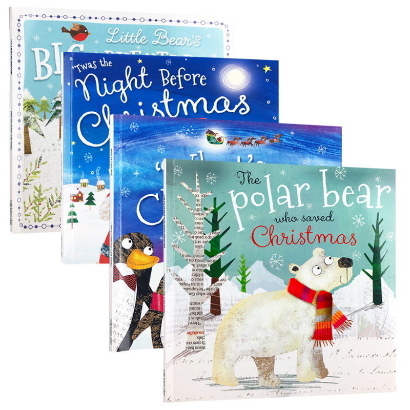 Kids Education Story - 4 Books My Christmas English book