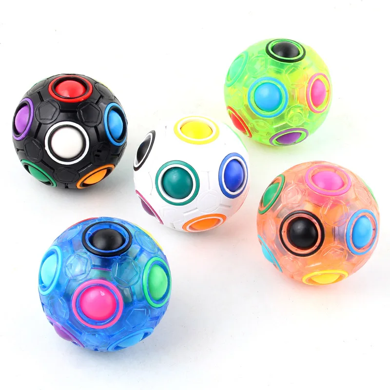 Magic Rainbow Puzzle Ball Spee - Brain Teaser Cube 评论和价格