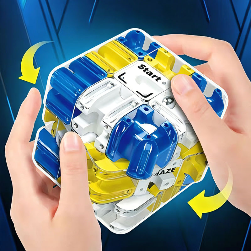 Novelty 3D Rolling Ball Maze C - Brain Teaser Cube 评论和价格