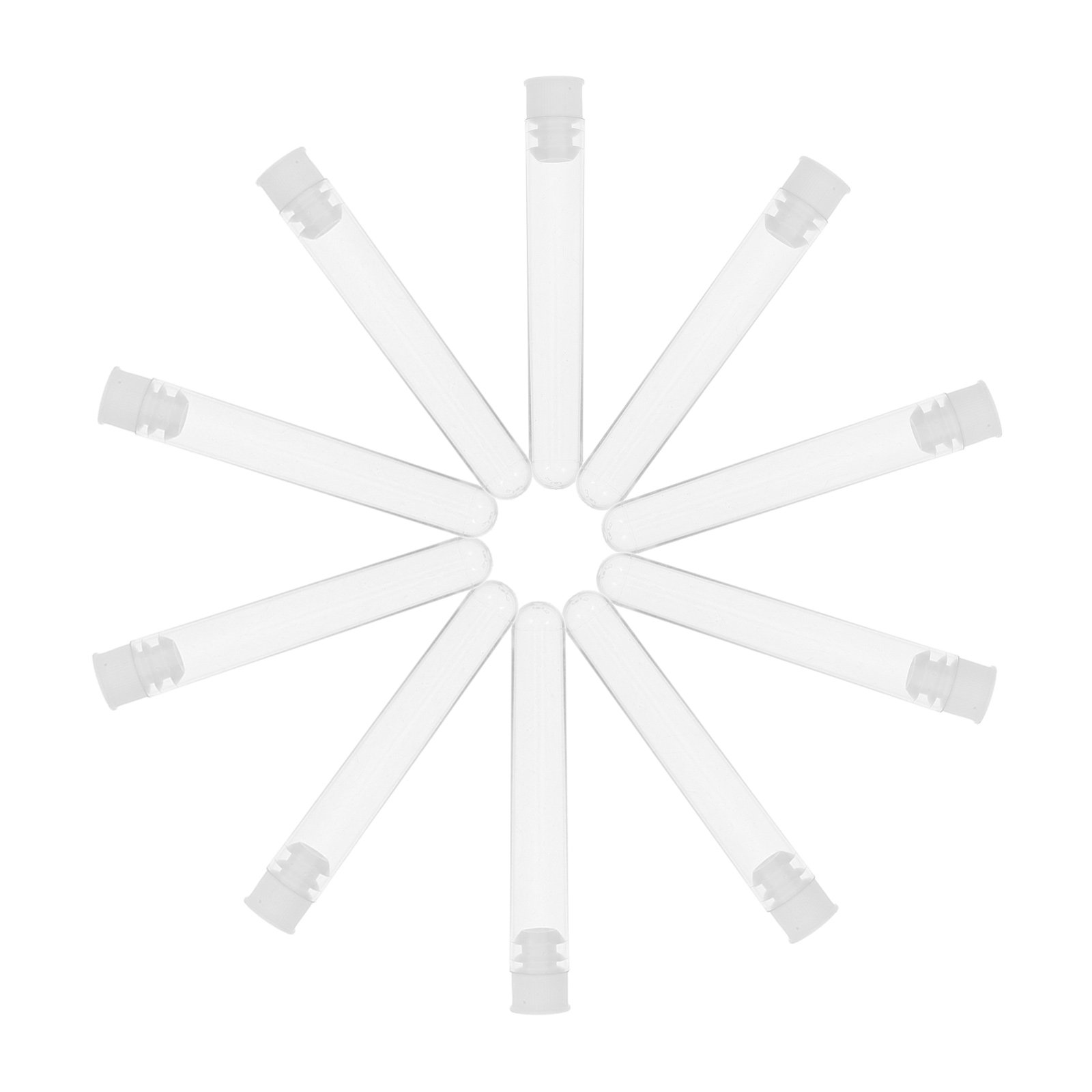 50Pcs Clear Test Tubes Plastic - Kids Education Youtube 评论和价格