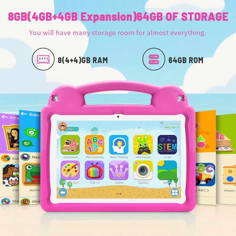 ANRY 10 Inch Children Tablet P - Kids Education Software For Pc 评论和价格