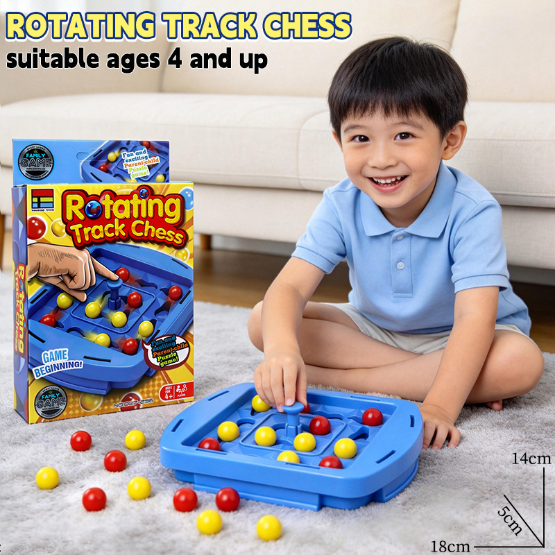 1 Set Rotating Track Board Gam - Kids Education Degree 评论和价格
