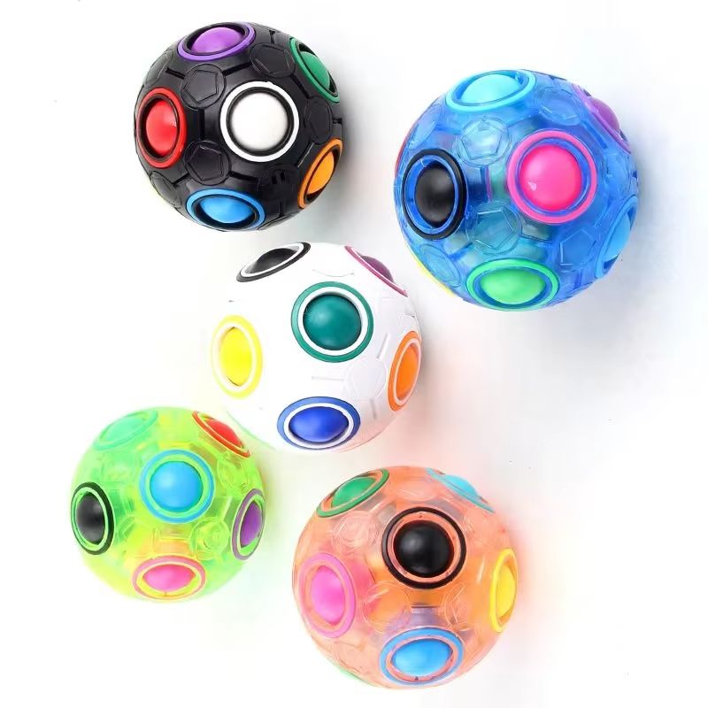 =Magic Rainbow Puzzle Ball Spe - Brain Teaser Cube 评论和价格