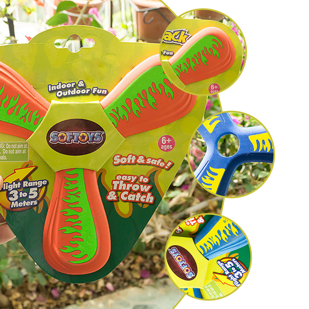 Colorful Eva Children Boomeran - Kids Education Recreation 评论和价格