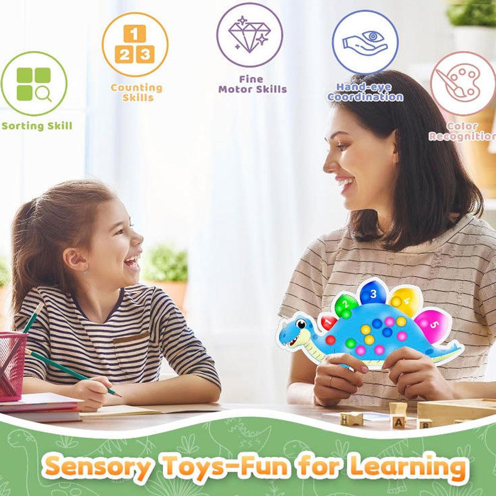 Dinosaur Sorting Toy Color Cog - Kids Education Design 评论和价格