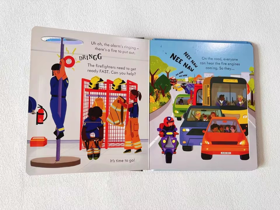 Usborne Peep Inside How A Fire - Kids Education Age 评论和价格