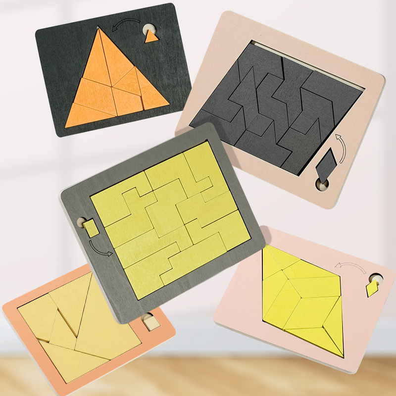 Wooden Puzzle Out of Nothing W - Kids Without Education 评论和价格