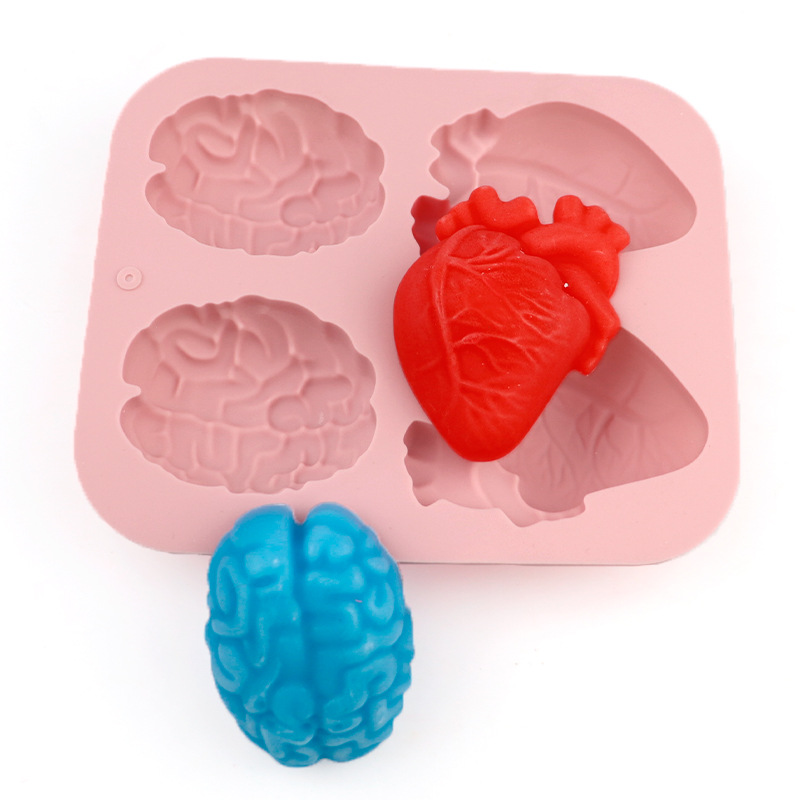 Human Brain And Heart Silicone - Brain Teaser Cube 评论和价格