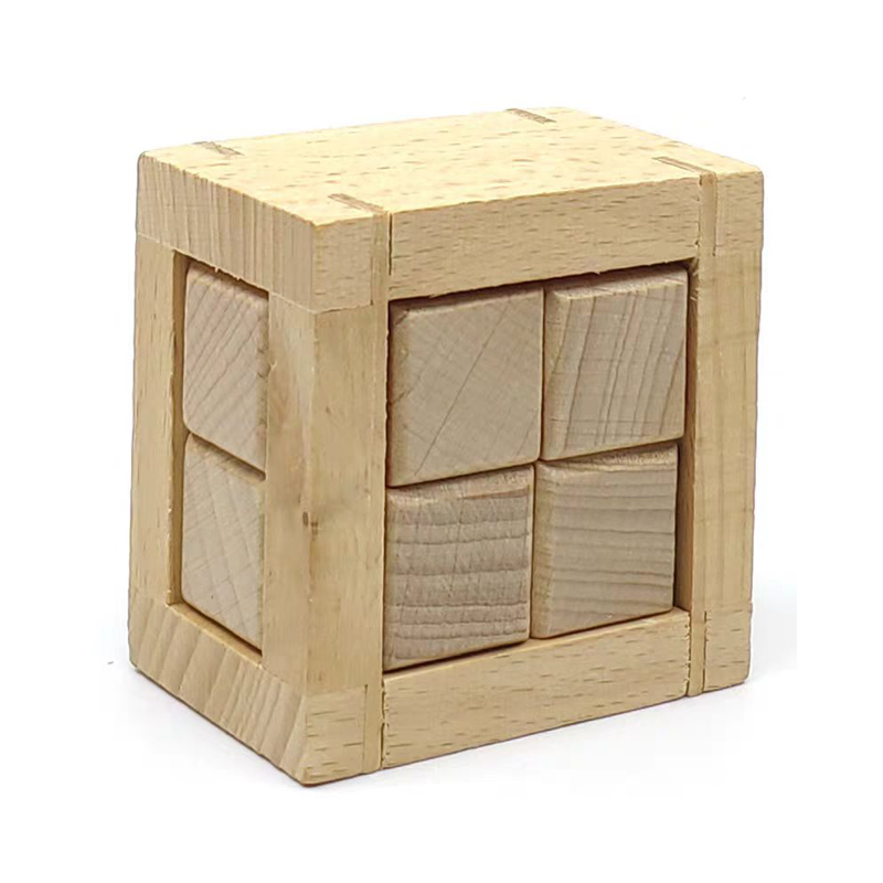 YueYu II Wooden Disentanglemen - Brain Teaser Cube 评论和价格