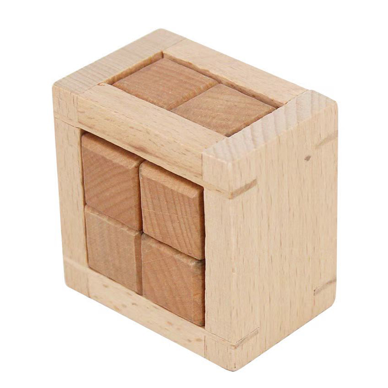 YueYu II Wooden Disentanglemen - Brain Teaser Cube 评论和价格