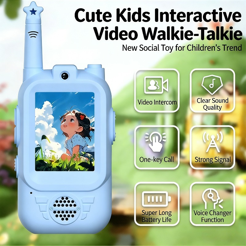 2PC Kids Video Walkie Talkies  - Kids Education Recreation 评论和价格