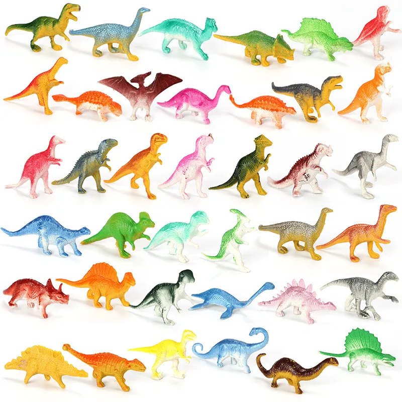 39Pcs/Lot Mini Dinosaur Figure - Kids Education In Japan 评论和价格