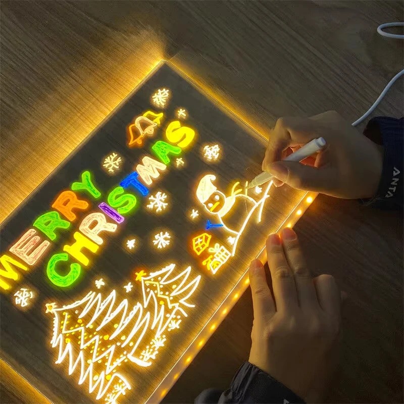 Magic Glow Kids Drawing Board: - Kids Education Age 评论和价格