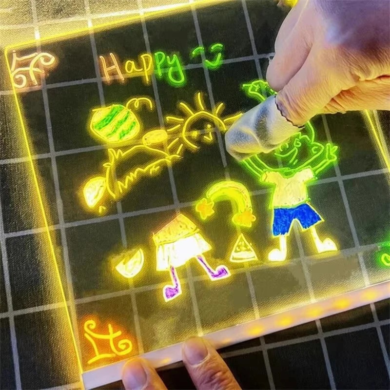 Magic Glow Kids Drawing Board: - Kids Education Age 评论和价格