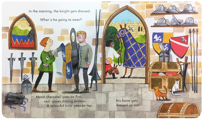 Usborne Peep Inside The Castle - Kids Education Age 评论和价格