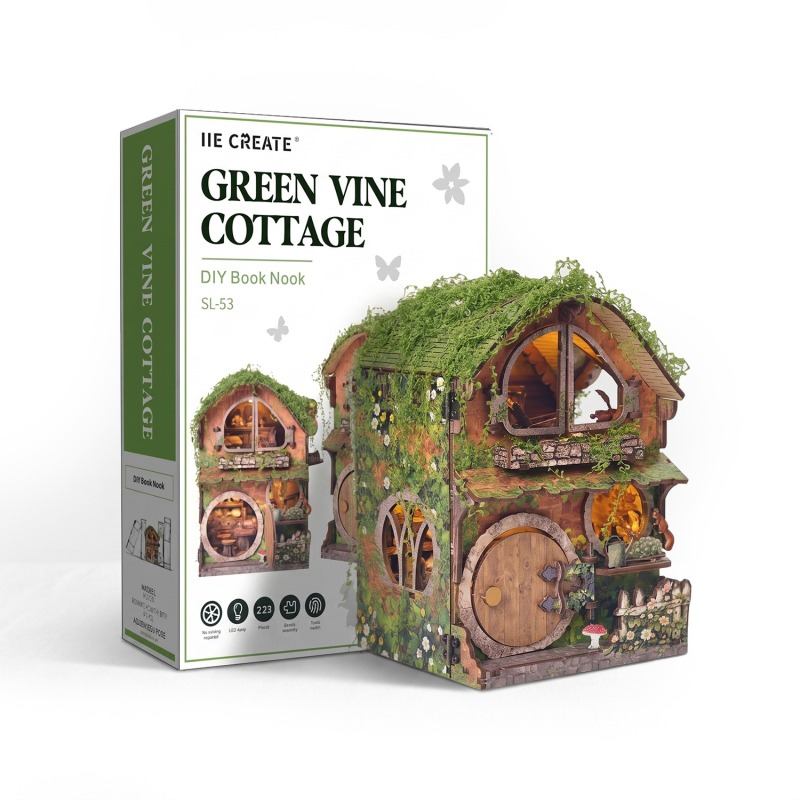 Green Vine Covered Cottage 3D  - Kids Without Education 评论和价格