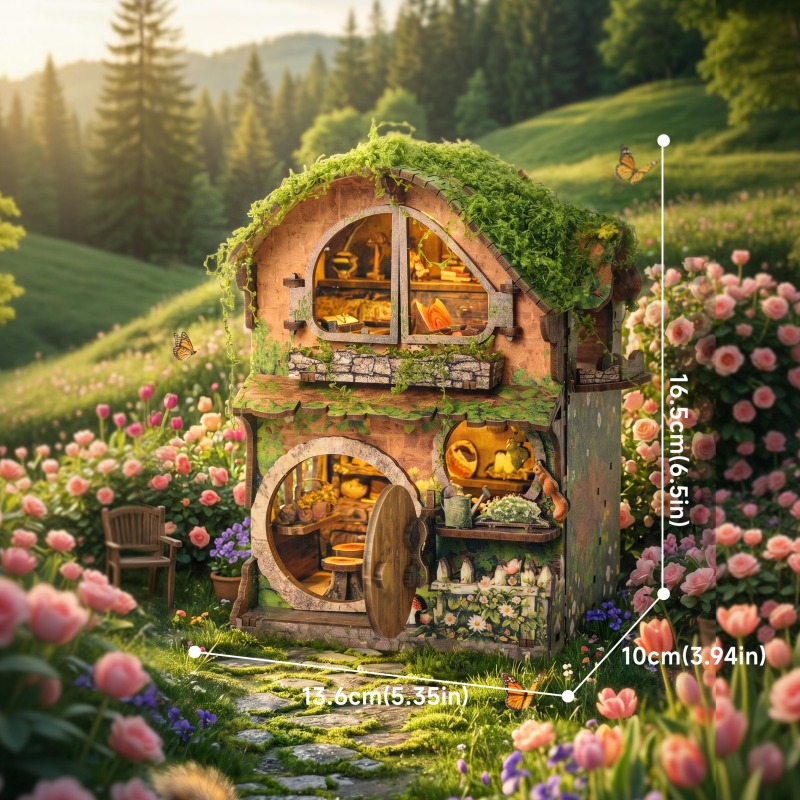 Green Vine Covered Cottage 3D  - Kids Without Education 评论和价格