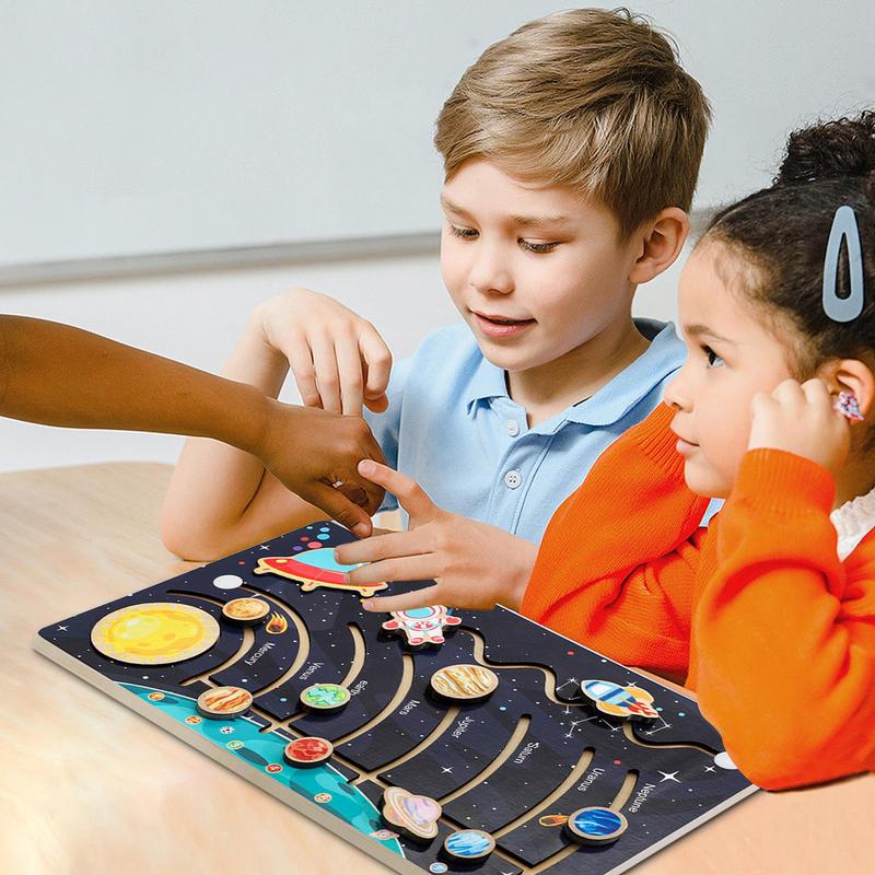 Solar System Model Board Woode - Kids Education System 评论和价格