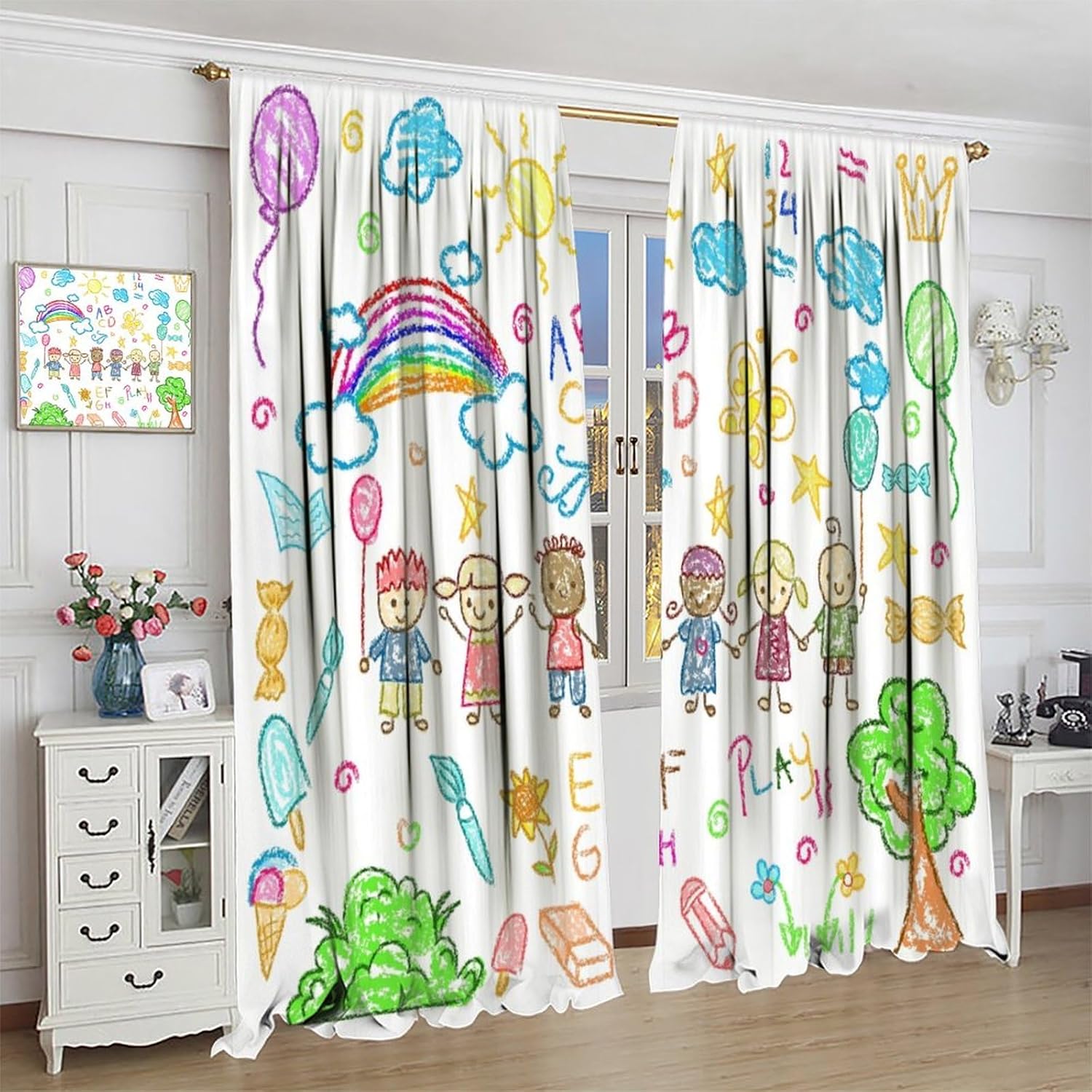 Educational Kids Study Curtain - Kids Education Youtube 评论和价格