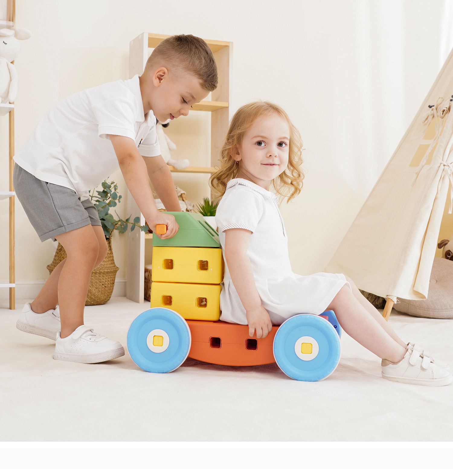 Toddler DIY Building Blocks wi - Kids Education Age 评论和价格