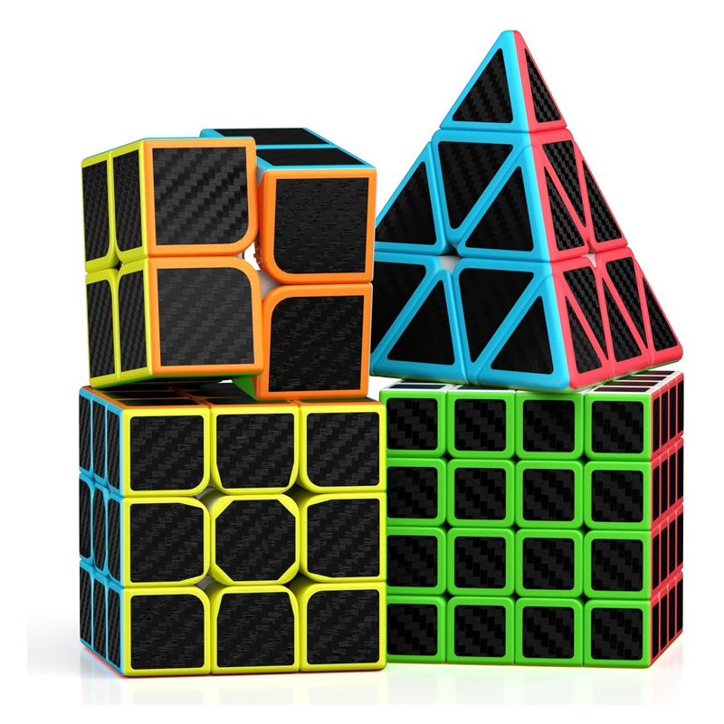 Smooth Carbon Fiber Speed Cube - Brain Teaser Cube 评论和价格